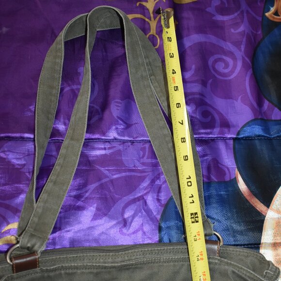 Vintage Army Military Camping Bug Out Cargo Bag Messenger Bag hobo Cross Body - Picture 14 of 15